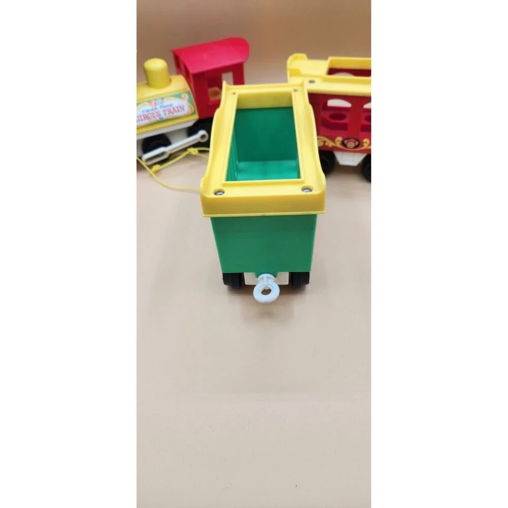 Vintage 1973 Fisher Price Little People Play Family Circus Train 991